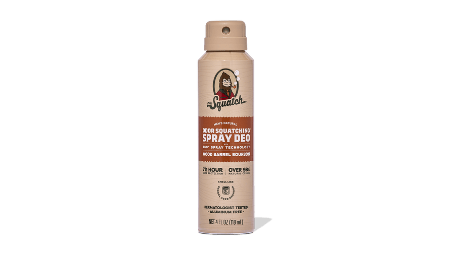 Wood Barrel Bourbon Spray Deodorant