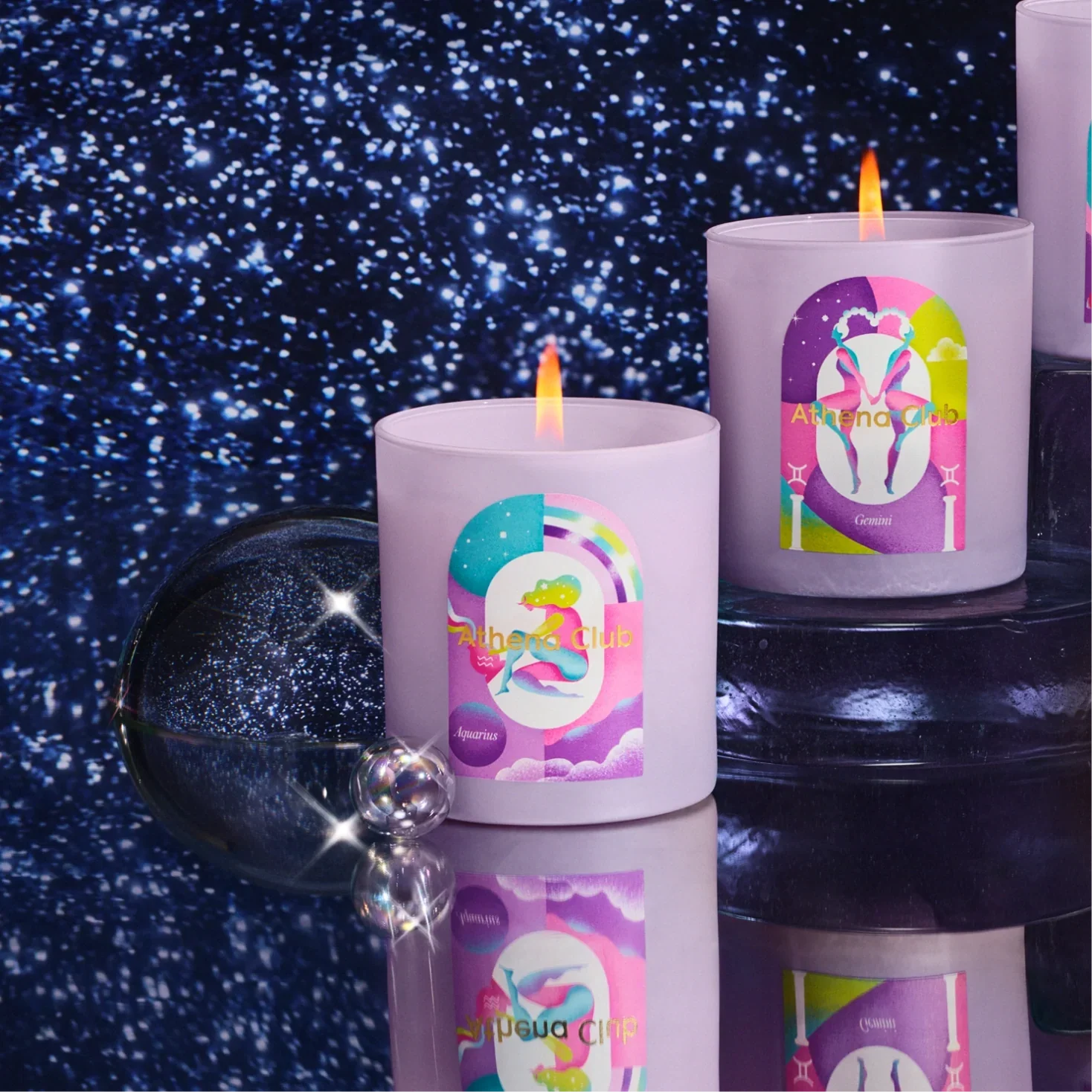 Cosmic Light Candle - Gentle Mist