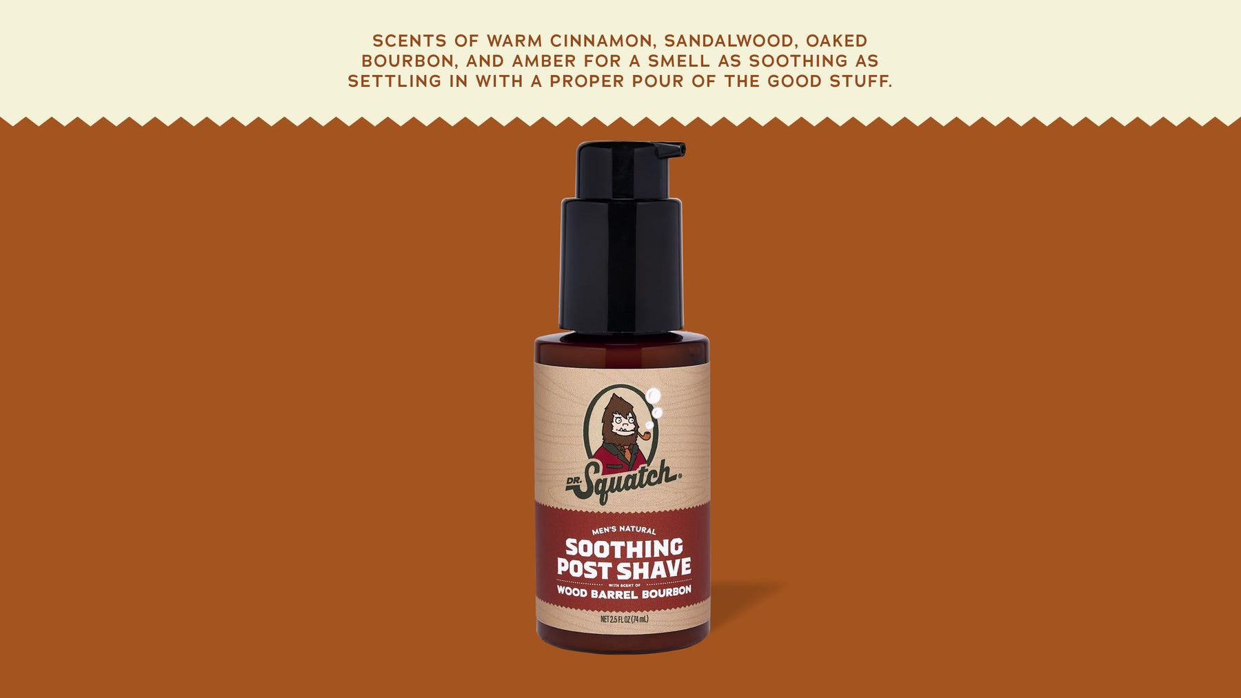Soothing Post Shave Wood Barrel Bourbon