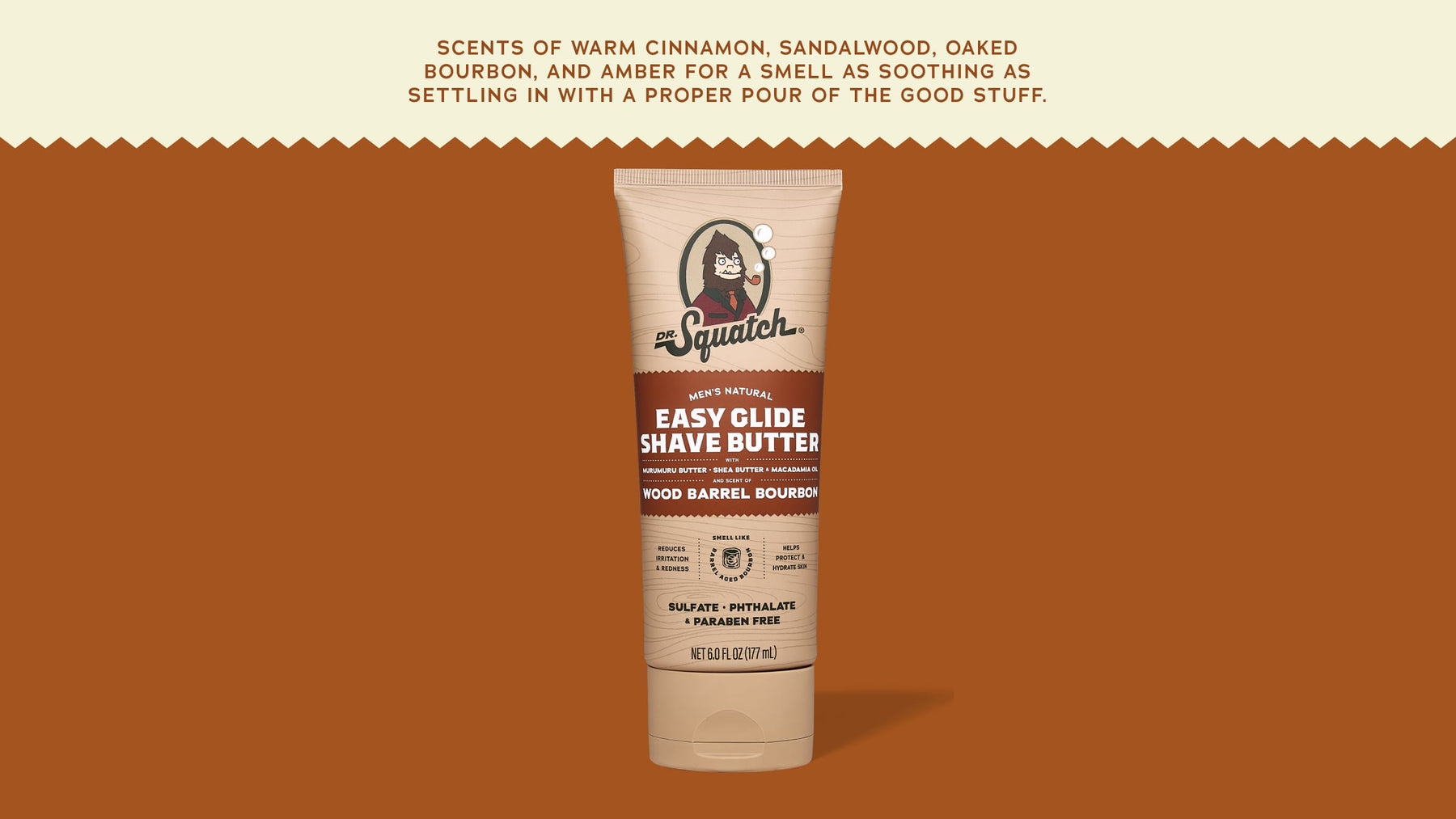 Easy Glide Shave Butter Wood Barrel Bourbon