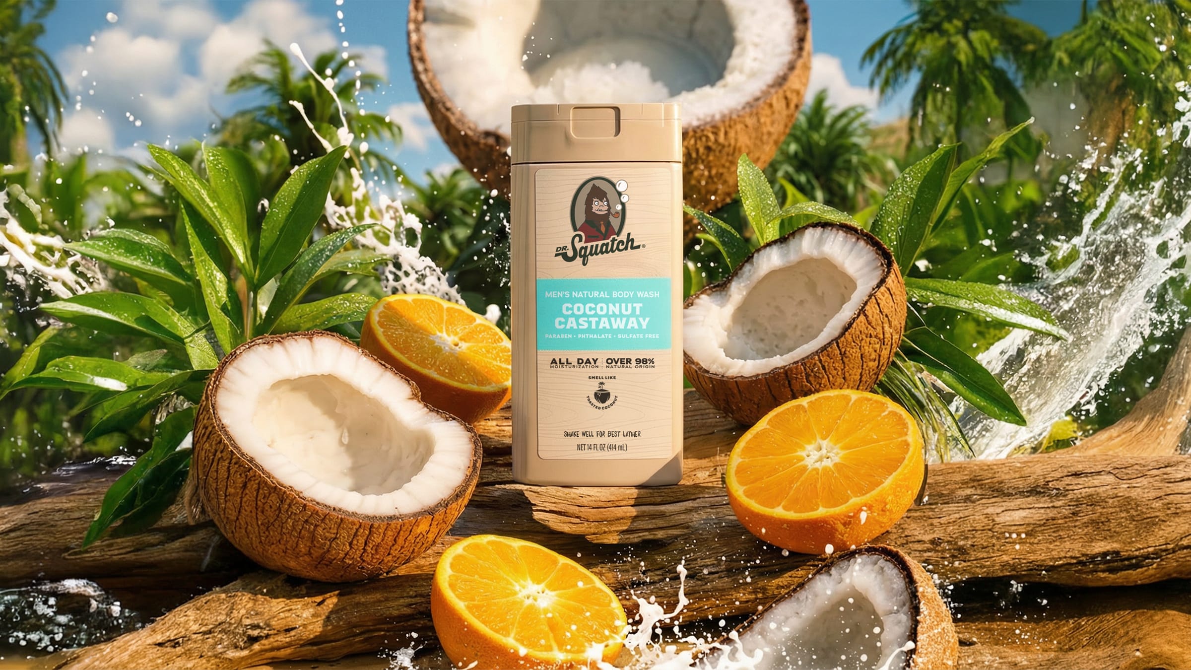 14 oz Coconut Castaway Body Wash