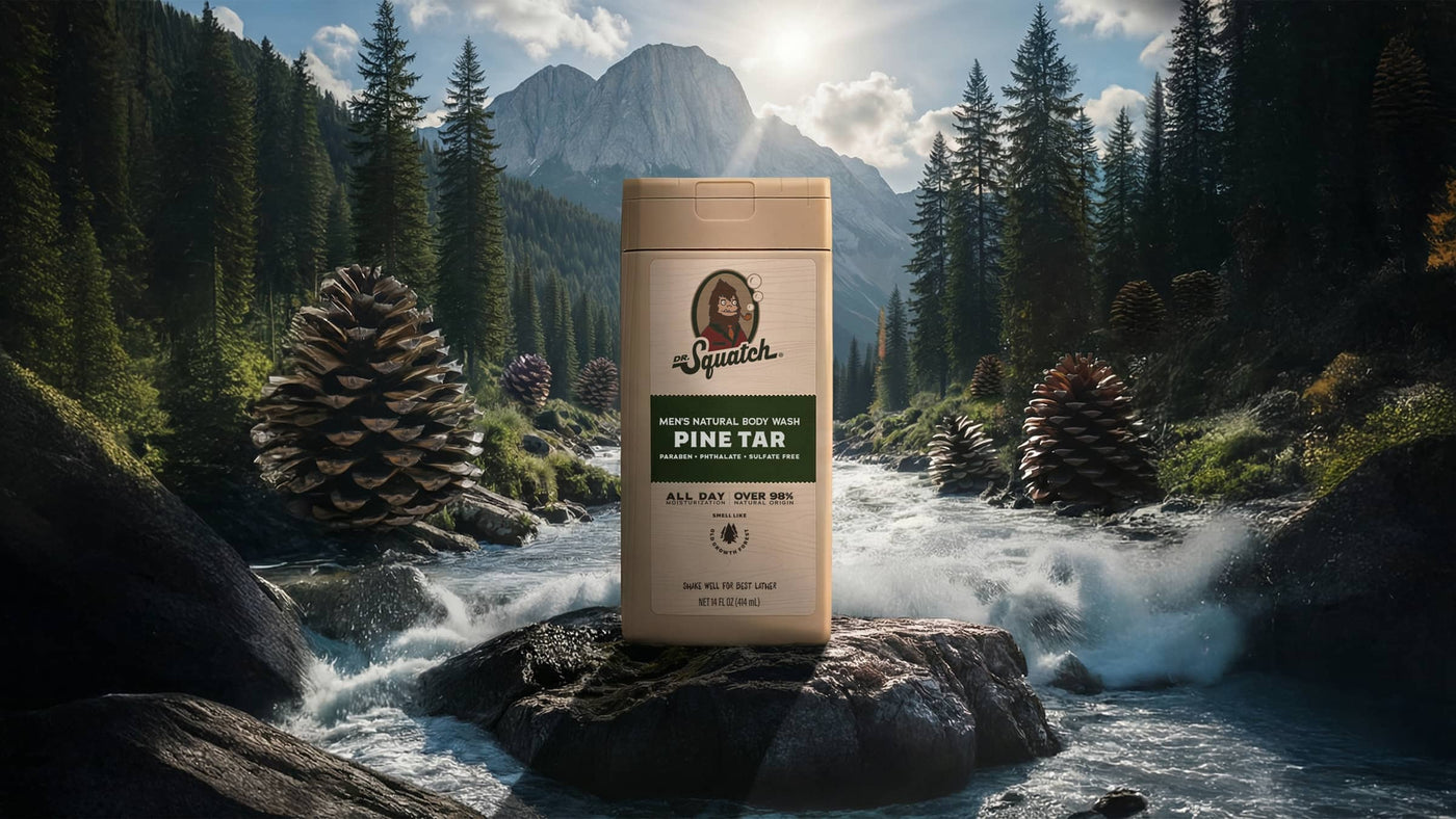 14 oz Pine Tar Exfoliating Body Wash