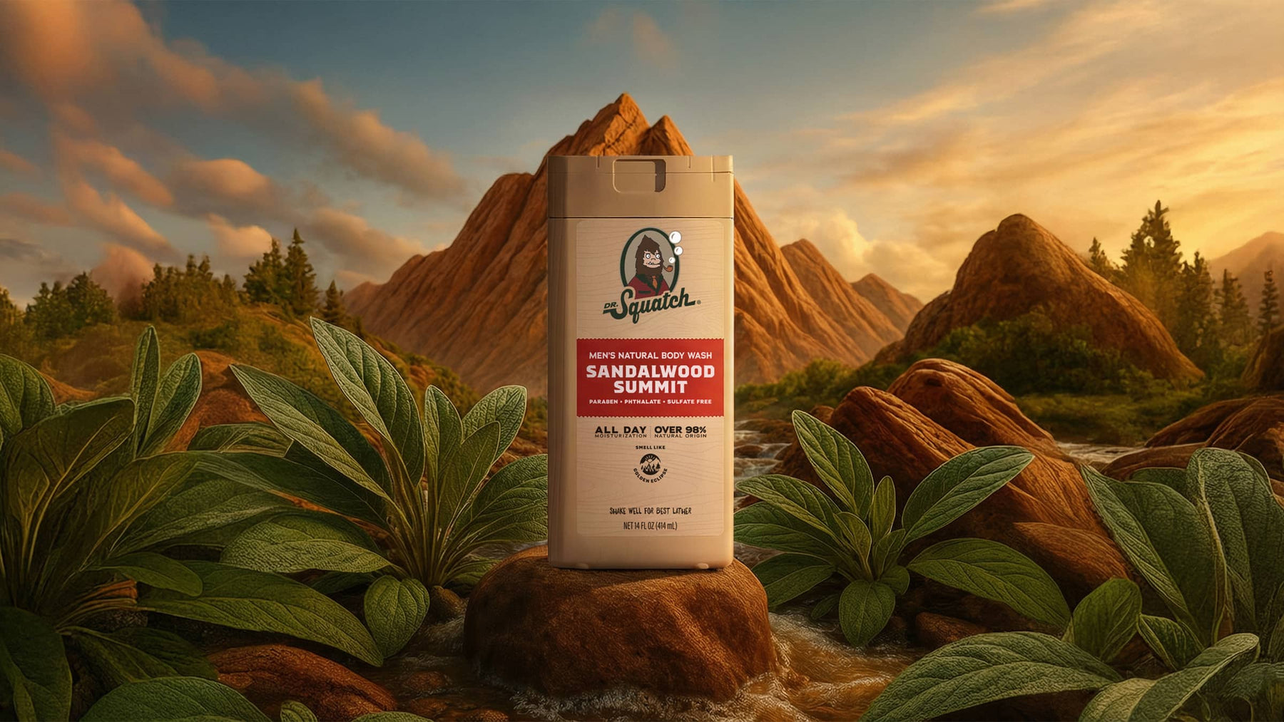 14 oz Sandalwood Summit Body Wash