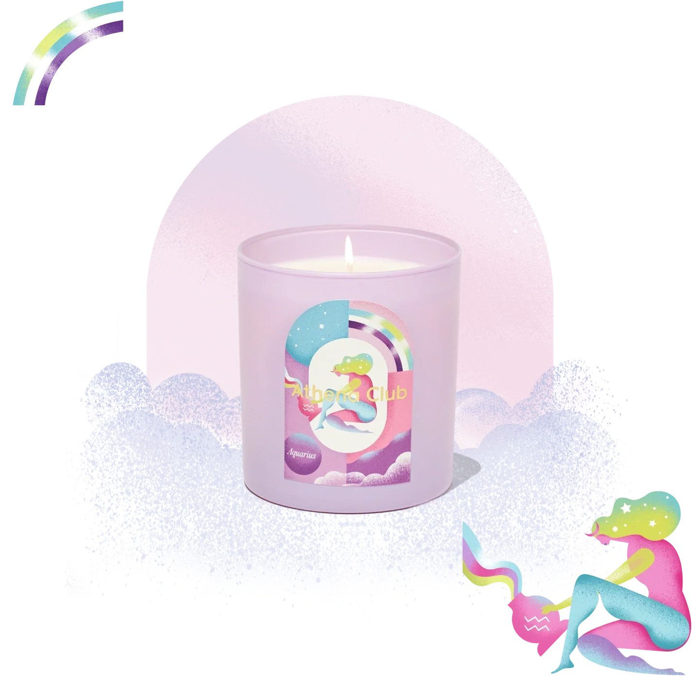 Cosmic Light Candle - Gentle Mist