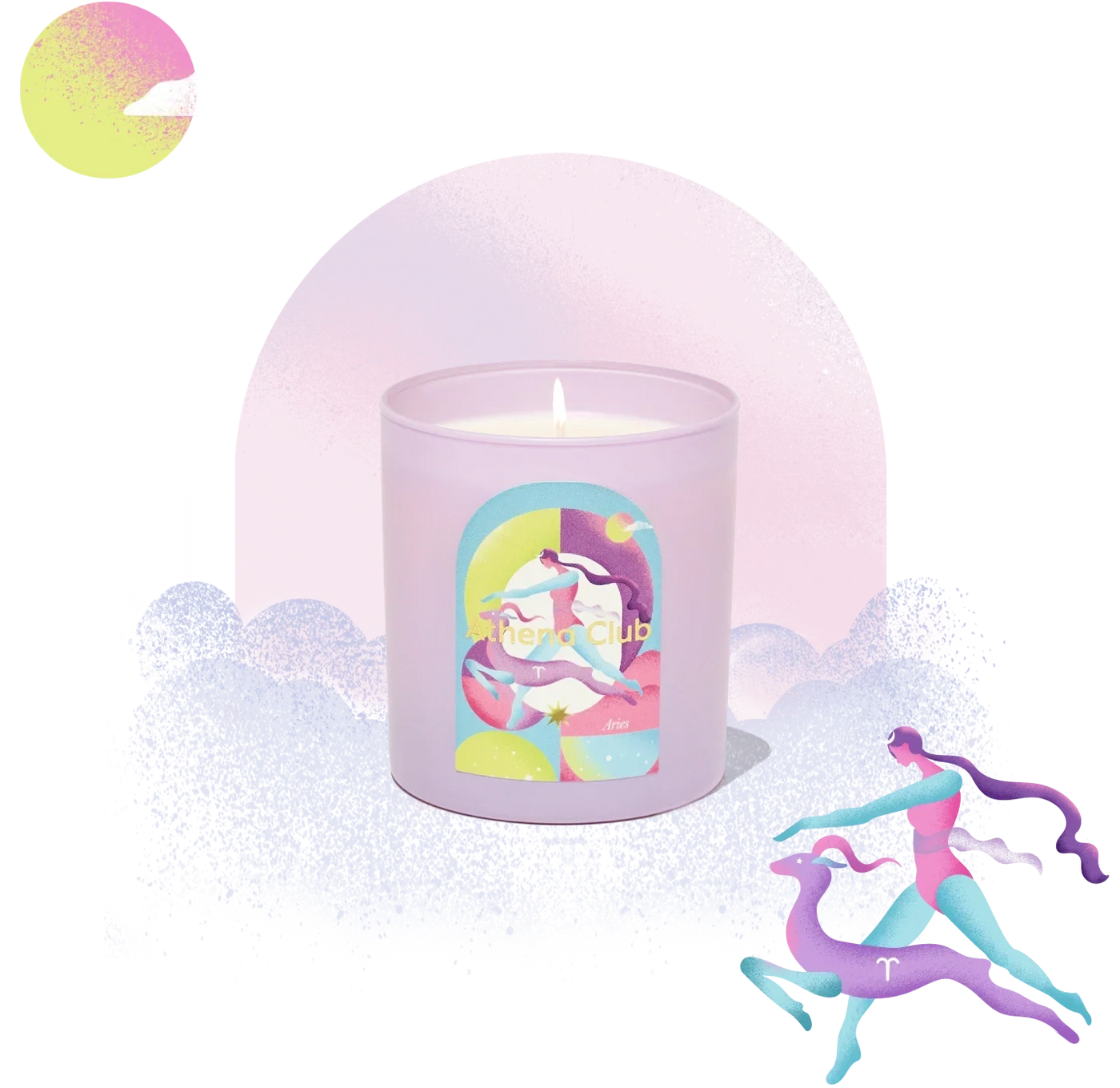 Cosmic Light Candle - Gentle Mist