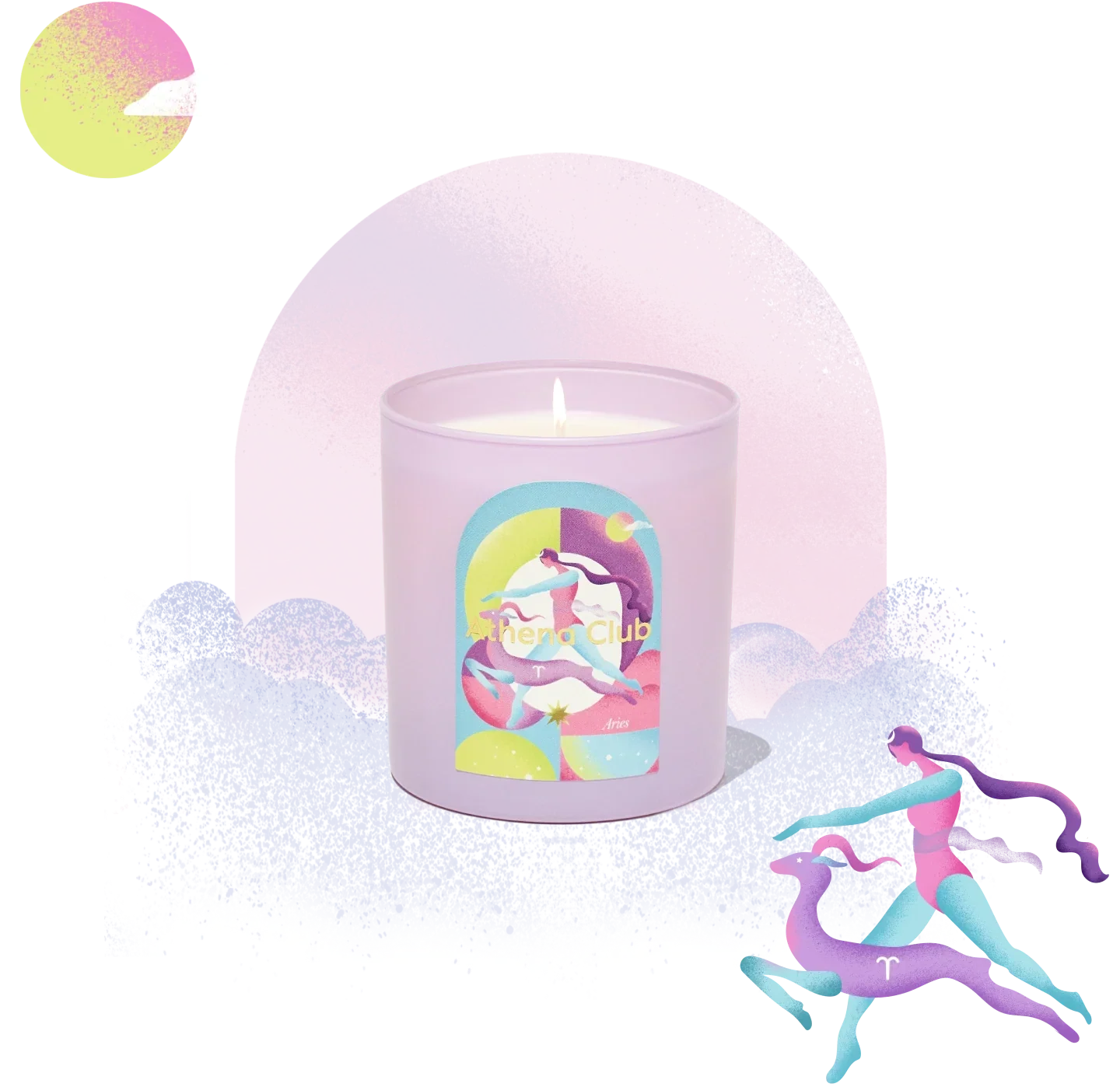 Cosmic Light Candle - Gentle Mist