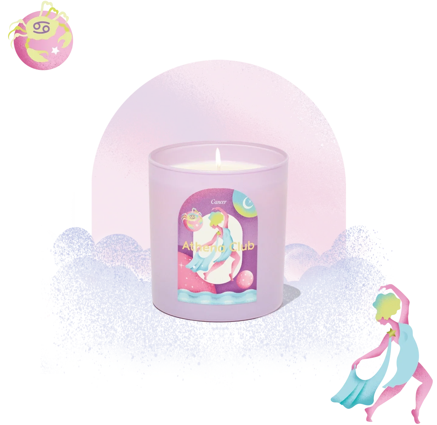 Cosmic Light Candle - Gentle Mist
