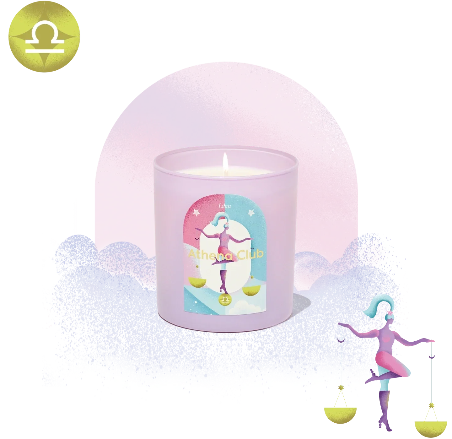 Cosmic Light Candle - Gentle Mist