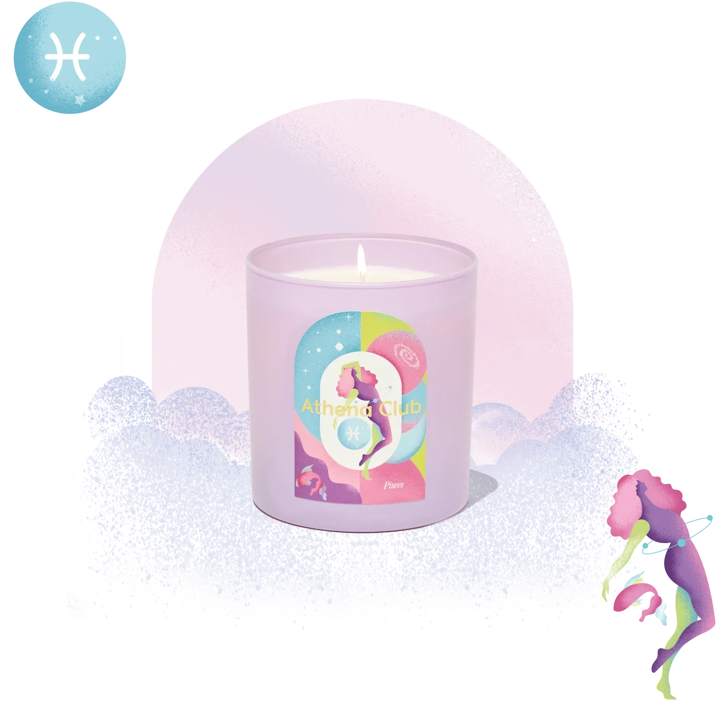 Cosmic Light Candle - Gentle Mist