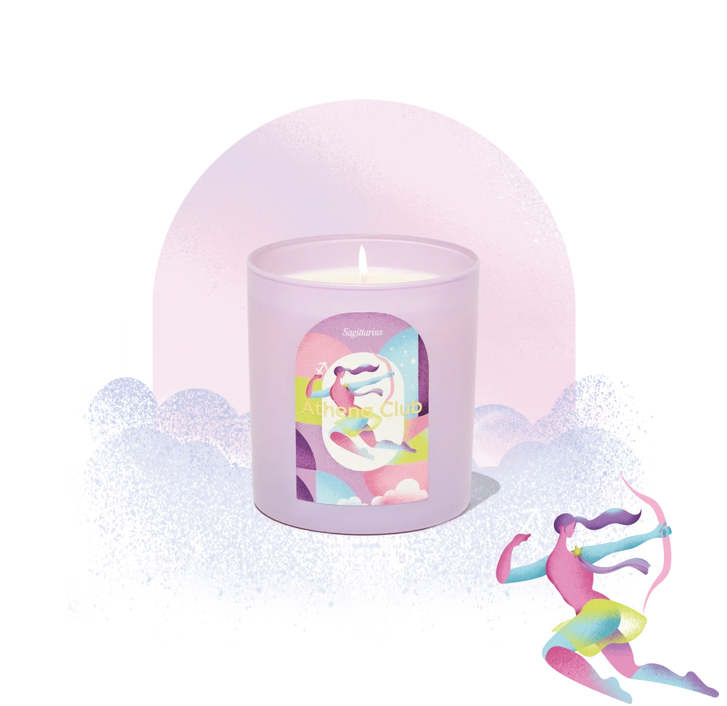 Cosmic Light Candle - Gentle Mist