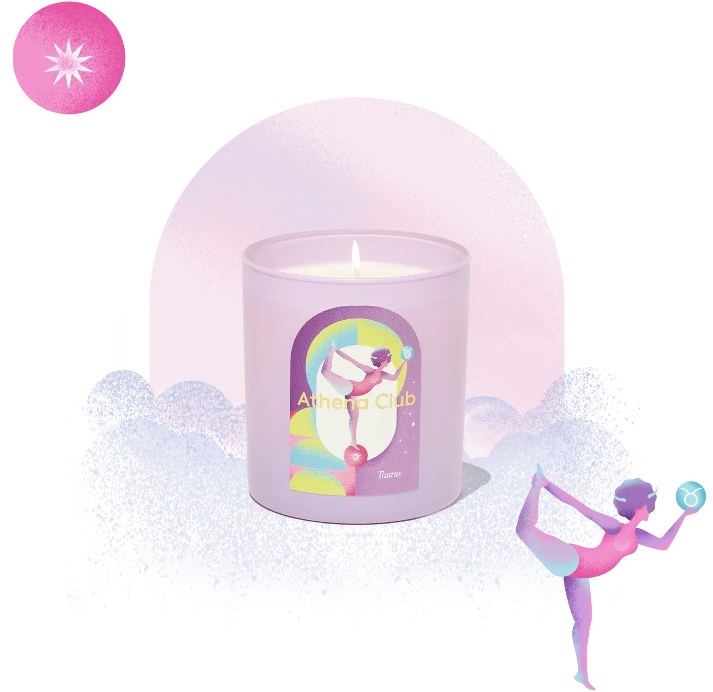 Cosmic Light Candle - Gentle Mist