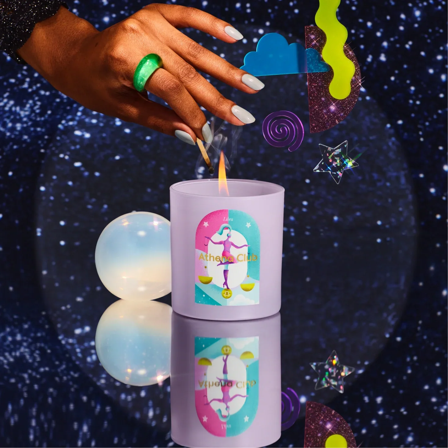 Cosmic Light Candle - Gentle Mist