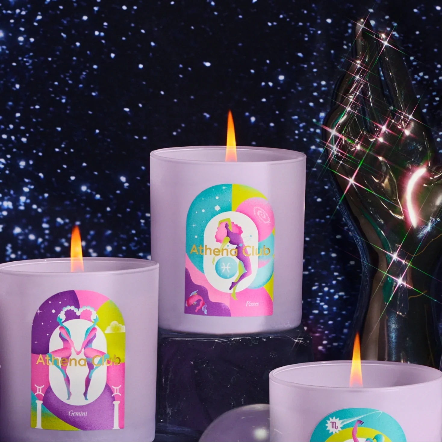 Cosmic Light Candle - Gentle Mist