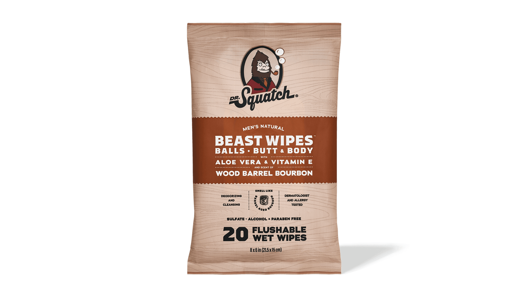 Wood Barrel Bourbon Wipes