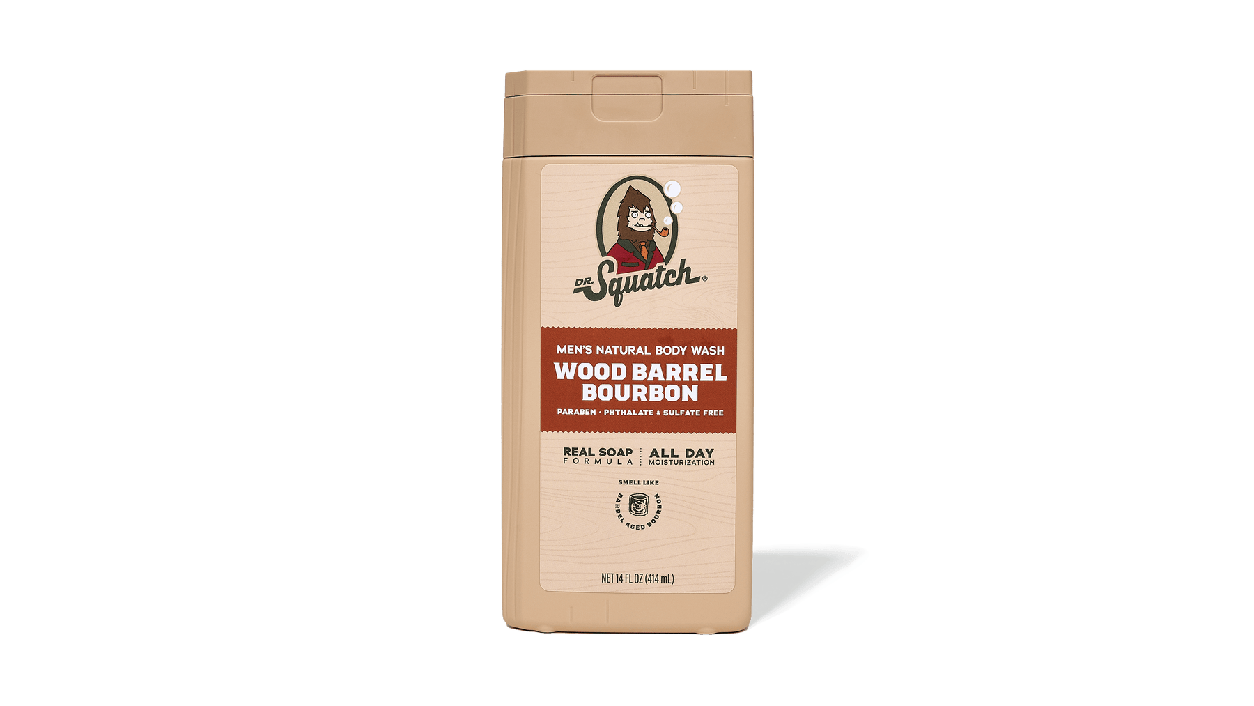 14 oz Wood Barrel Bourbon Body Wash