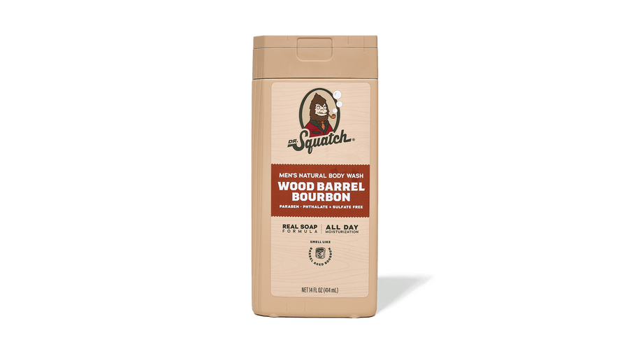 14 oz Wood Barrel Bourbon Body Wash